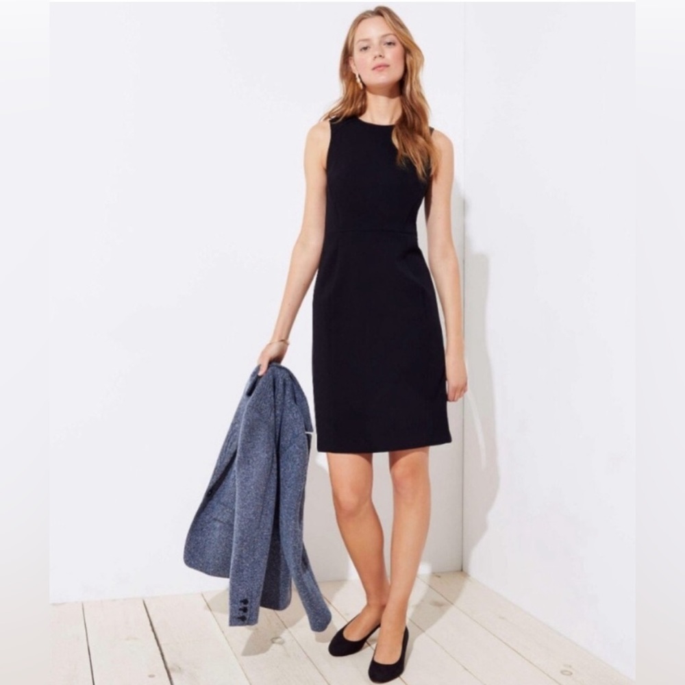 Loft Paneled Sheath Dress